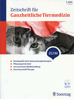 Zeitschrift: Zeitschrift für Ganzheitliche Tiermedizin - 3/2009