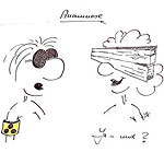 Hom&ouml;opathie Cartoon Der Blinde