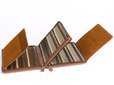 : 240 - Remedy case in natural tanned nappa-leather including 240 glass vials