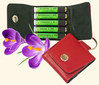 Set de printemps (5 remèdes) sur porte clé cuir - Maute - / Homeoplant