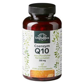 Coenzyme Q10 gélules - 200 mg par dose journalière - 120 gélules - Unimedica