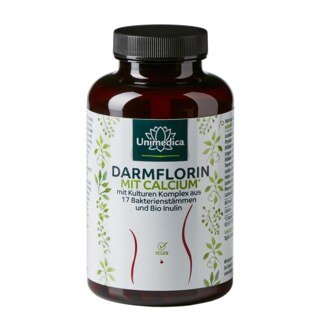 Darmflorin complexe de cultures - 18 souches bactériennes avec inuline BIO-180 gélules -  Unimedica