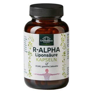Acide alpha-lipoïque R - 150 mg par dose journalière - 120 gélules - par Unimedica