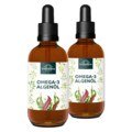 Lot de 2: Gouttes d'huile d'algue oméga-3 avec DHA et EPA - 2 x 50 ml - par Unimedica