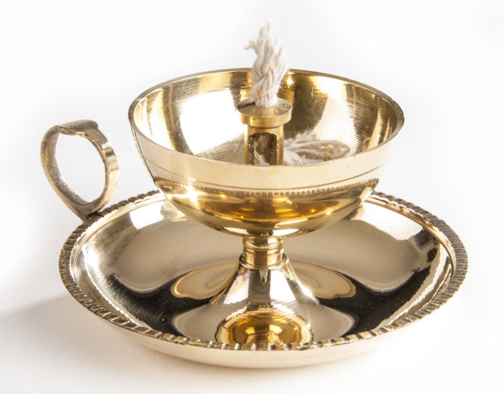 Ghee-Lampe - Messing - Berk