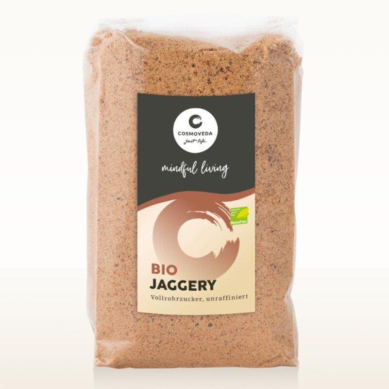Jaggery (gur), sucre complet de canne indien BIO 400 g