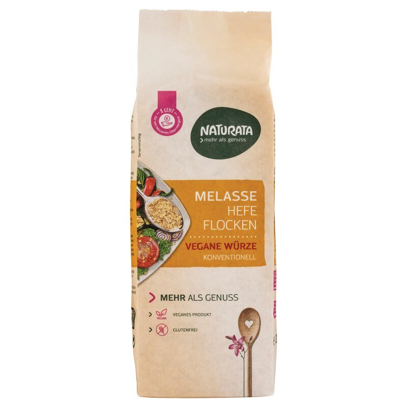 Mélasse de betterave à sucre, flocons de levure nutritionnelle - 200g