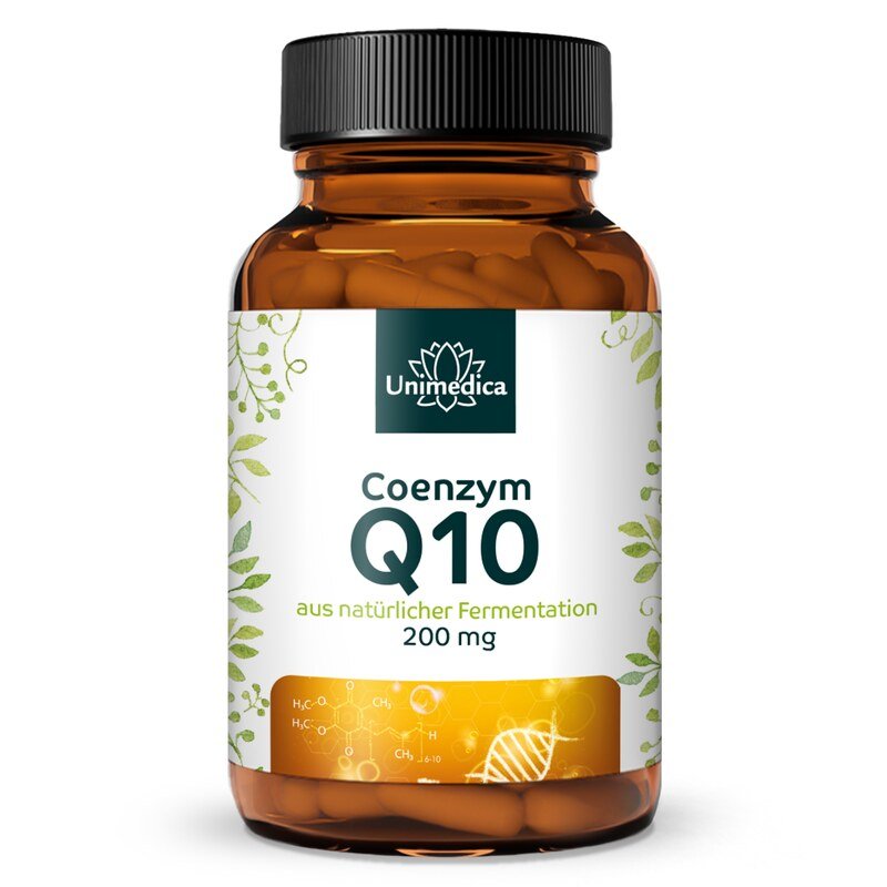 Coenzyme Q10 gélules - 200 mg par dose journalière - 120 gélules - Unimedica