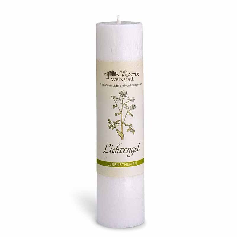 Heilkräuter Kerze Lichtengel - Allgäu Kräuterwerkstatt