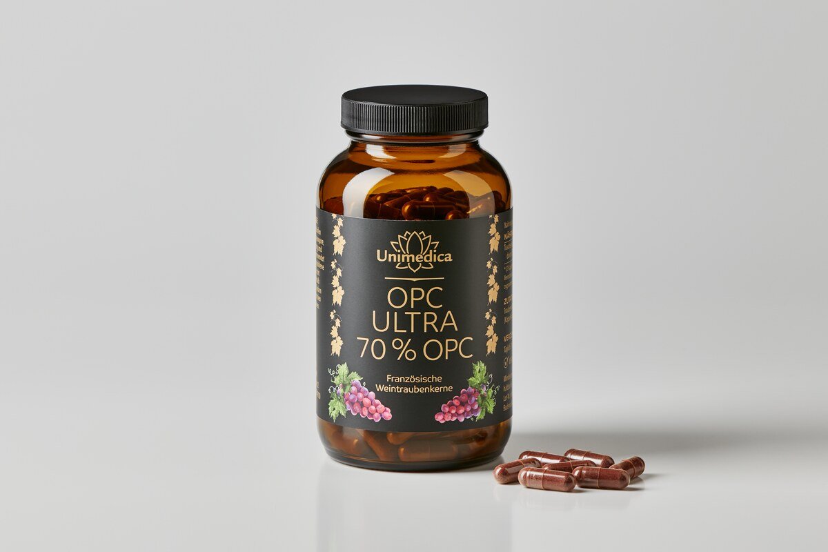 OPC Ultra - avec 700 mg d'OPC pur par dose journalière  240 gélules - par Unimedica