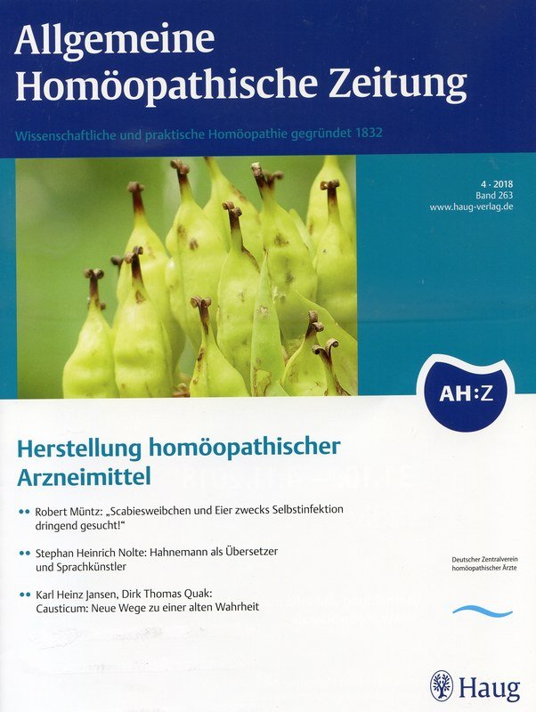 AHZ 2018/4 Materia Medica
