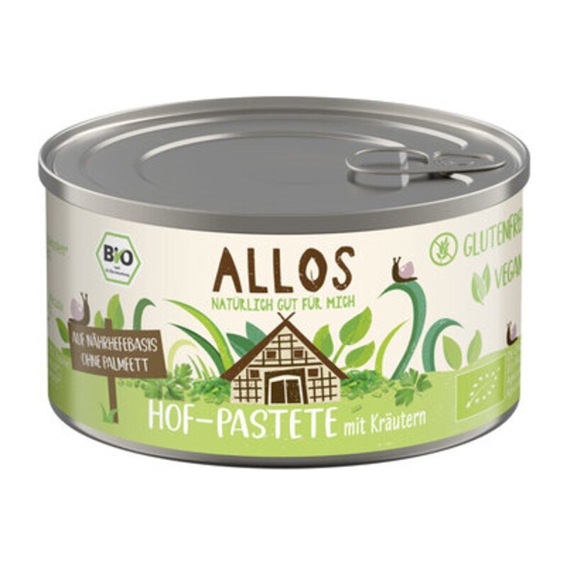 Hof-Pastete mit Kräutern Bio - Allos - 125 g