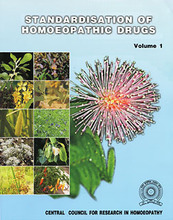 Standardisation of Homoeopathic Drugs (Volume 1)
