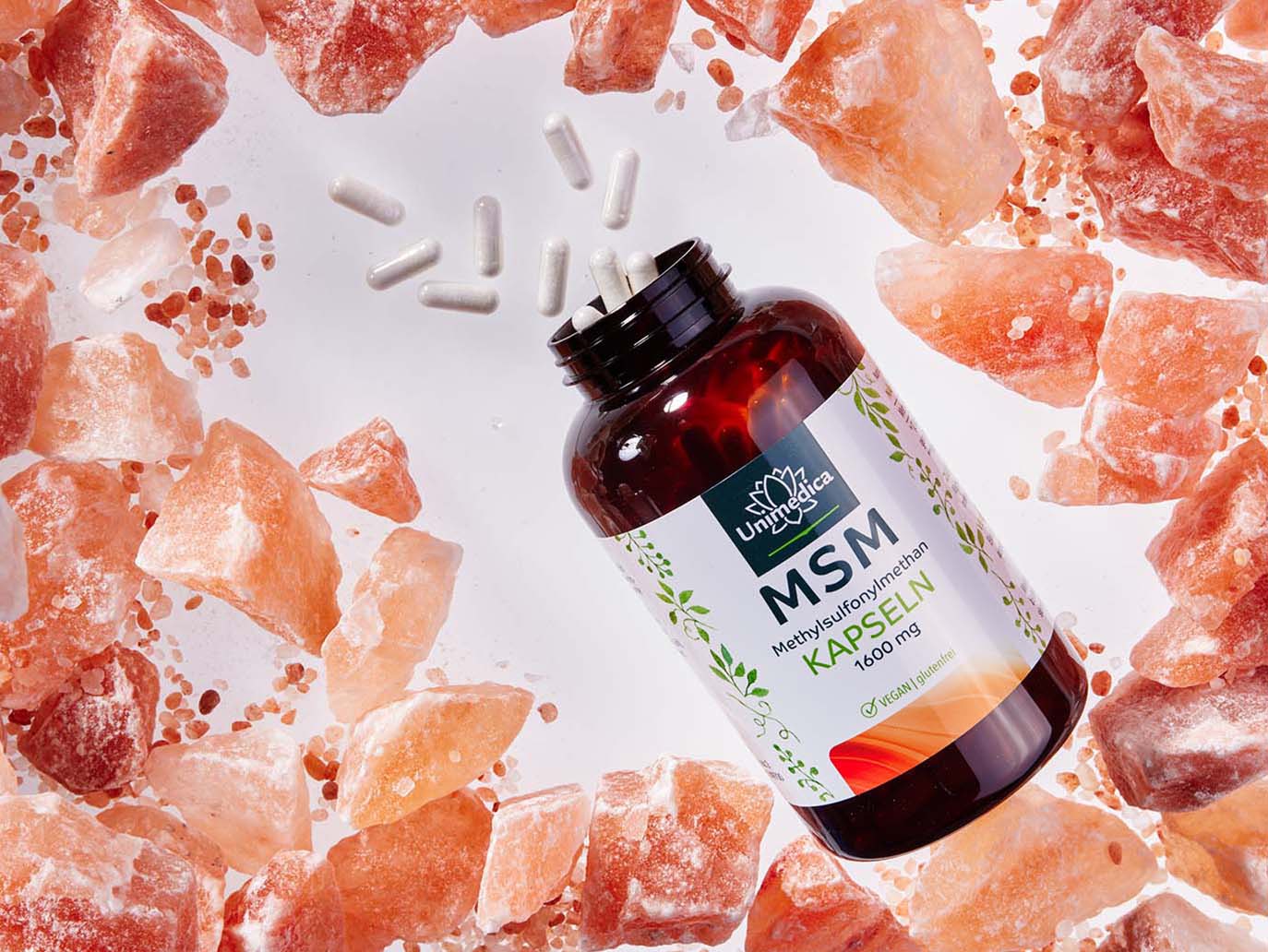 Gélules MSM - 1600 mg par dose journalière - 365 gélules - Unimedica