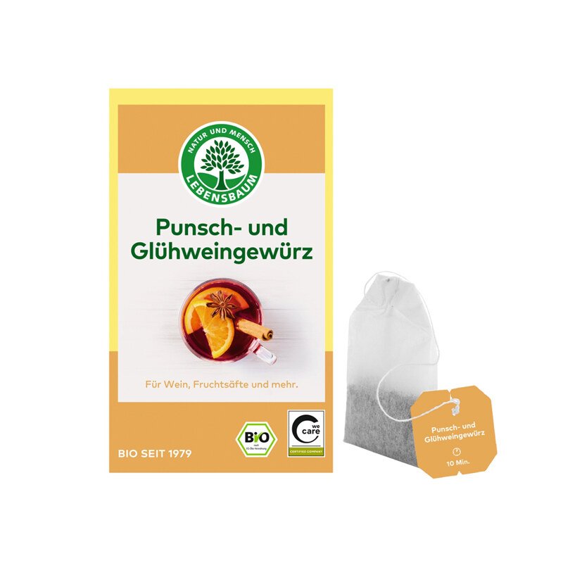 Punsch- und Glühweingewürz Bio - Lebensbaum - 5 Beutel