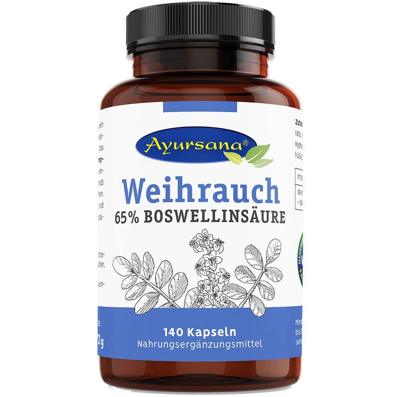 Gélules d'encens de Boswellia serrata - 140 gélules