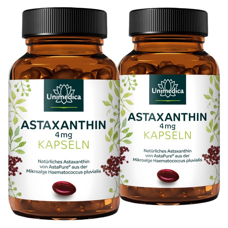 Lot de 2: Astaxanthine - AstaPure® - 2 x 60 capsules molles - par Unimedica