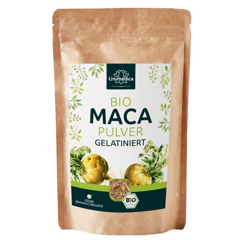 Poudre de maca BIO - gélatinisée - 300 g - par Unimedica