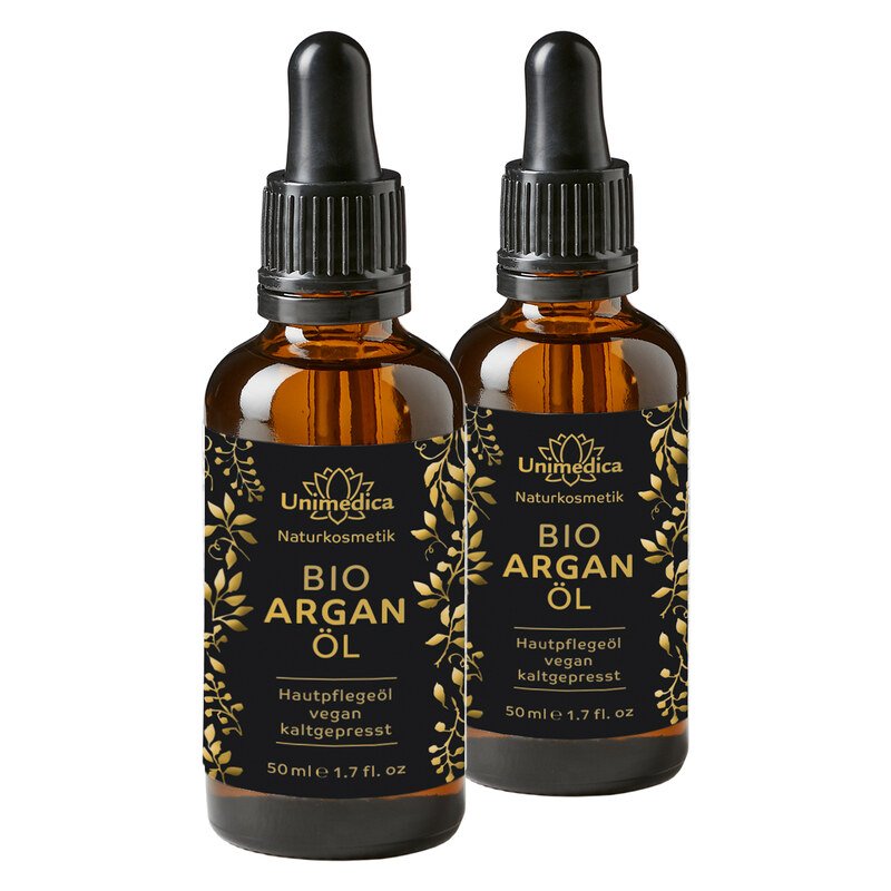 Lot de 2: Huile d'argan bio - 2 x 50 ml - par Unimedica