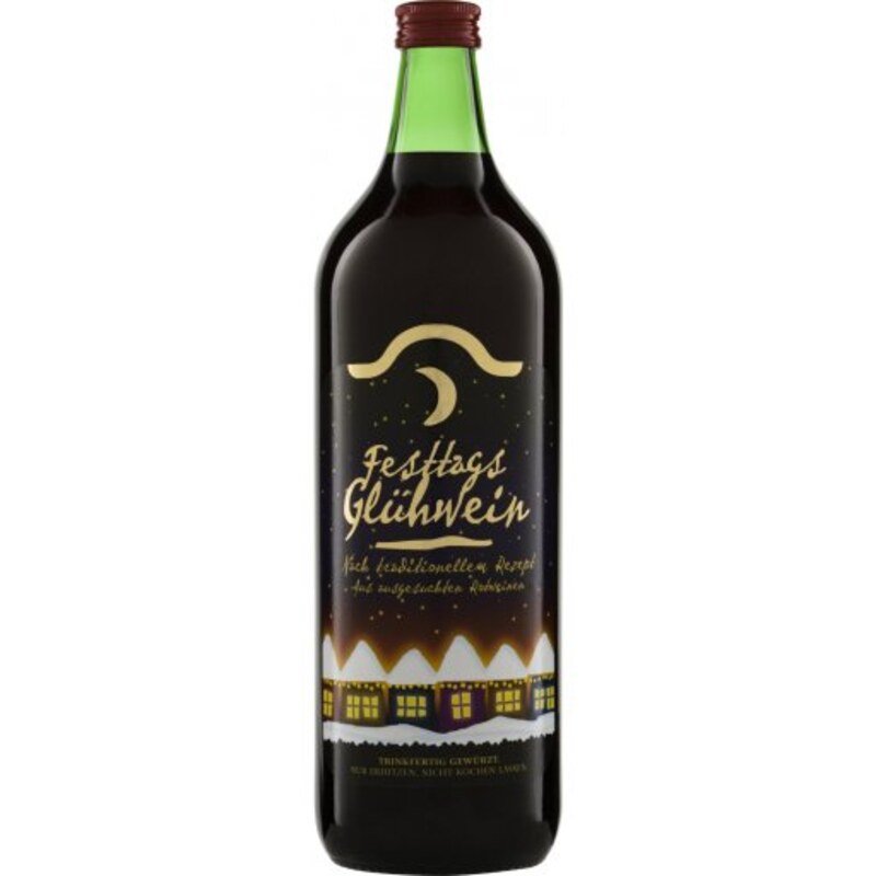 Festtags-Glühwein Rot Bio - 1 Liter