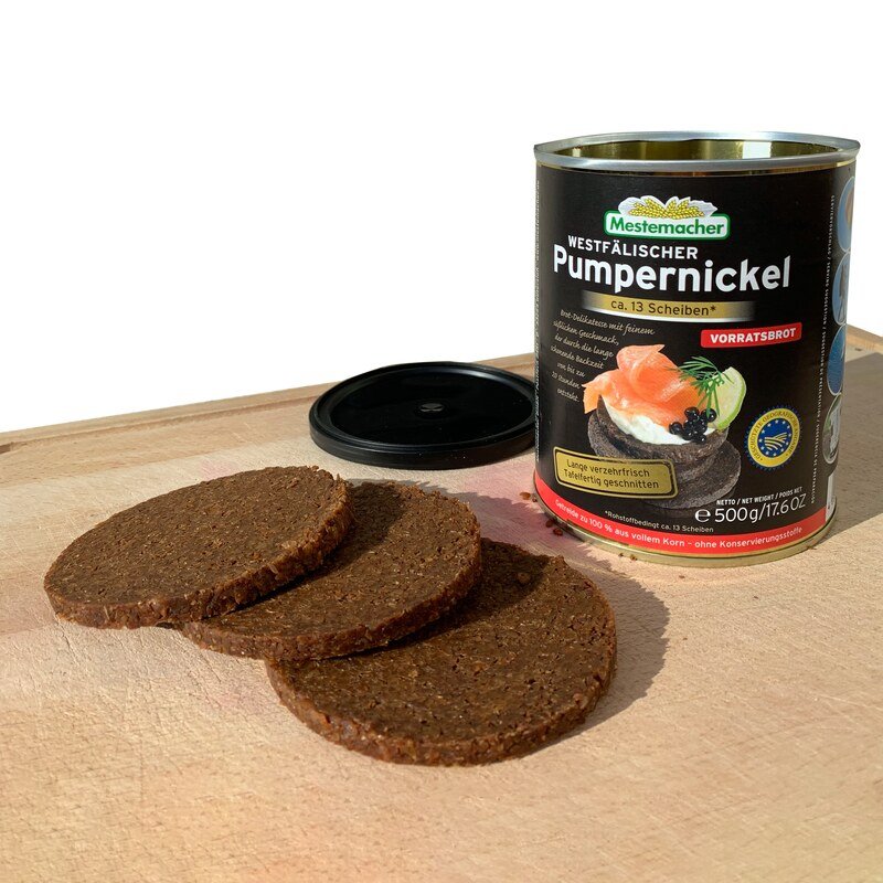 WESTFÄLISCHER Pumpernickel 12 x 500 g Dosenbrot von Mestemacher