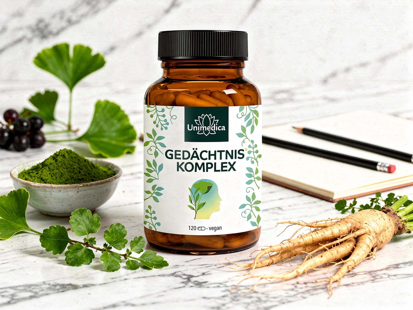 Complexe mémoire*  120 gélules  par Unimedica