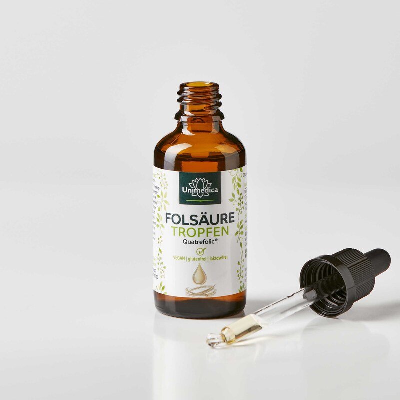 Gouttes d'acide folique - Quatrefolic® - 50 ml - par Unimedica