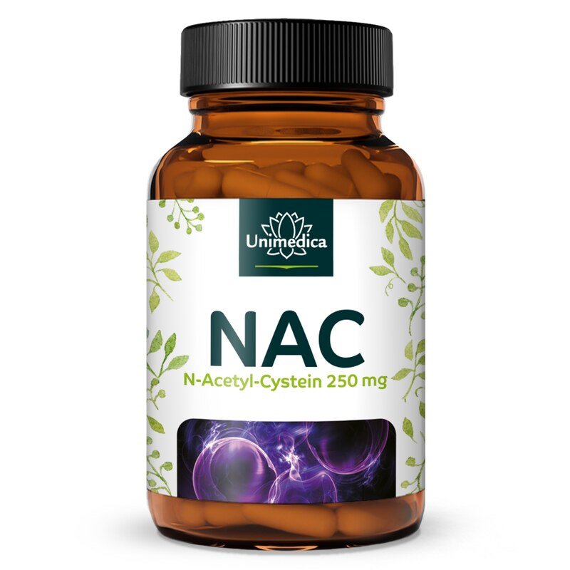 NAC - 250 mg - N-Acétyl-Cystéine de Fermentation Naturelle - 90 gélules - par Unimedica