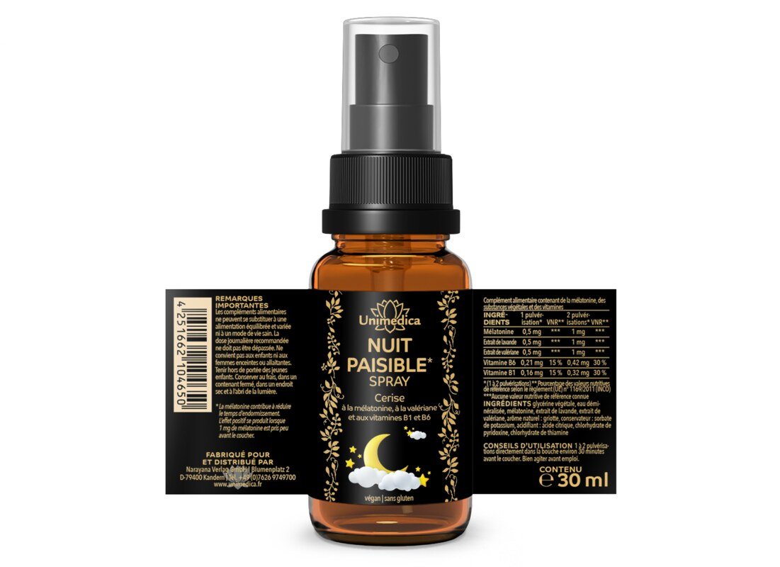 Nuit paisible Spray - 30 ml - par Unimedica