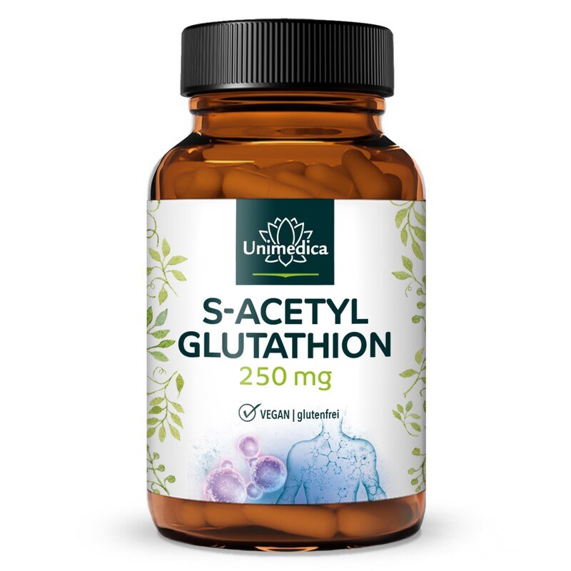 S-acétyl glutathion - 250 mg  hautement dosé - 60 gélules - par Unimedica