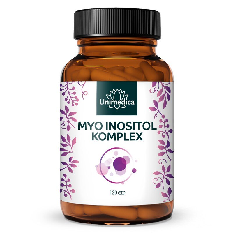 Complexe myo-inositol  avec folates et vitamine B6 - 120 gélules - par Unimedica
