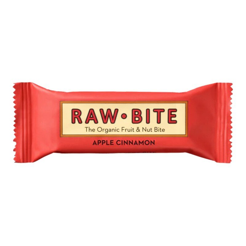 Barre crues bio Raw Bite Pomme/Cannelle 50 g