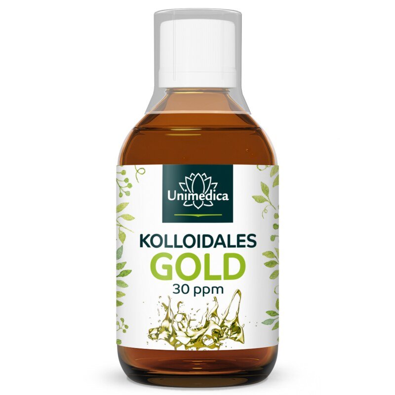 Or colloïdal - 30 ppm - 200 ml - par Unimedica