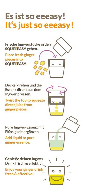 Squeeeasy  Presse à gingembre