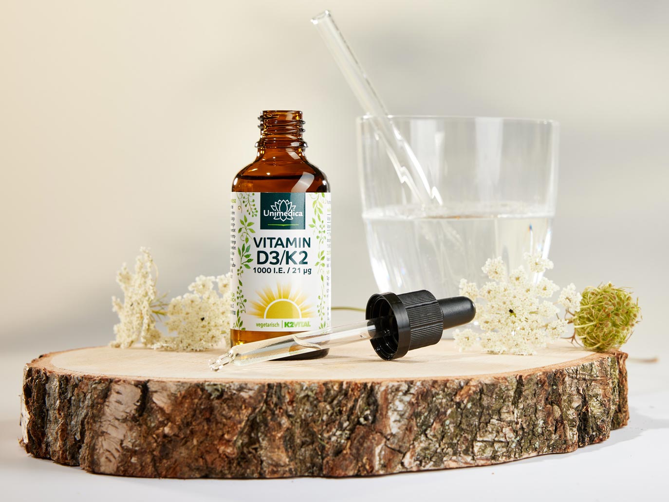 Vitamine D3/K2 MK7 all-trans gouttes - Unimedica - 50 ml