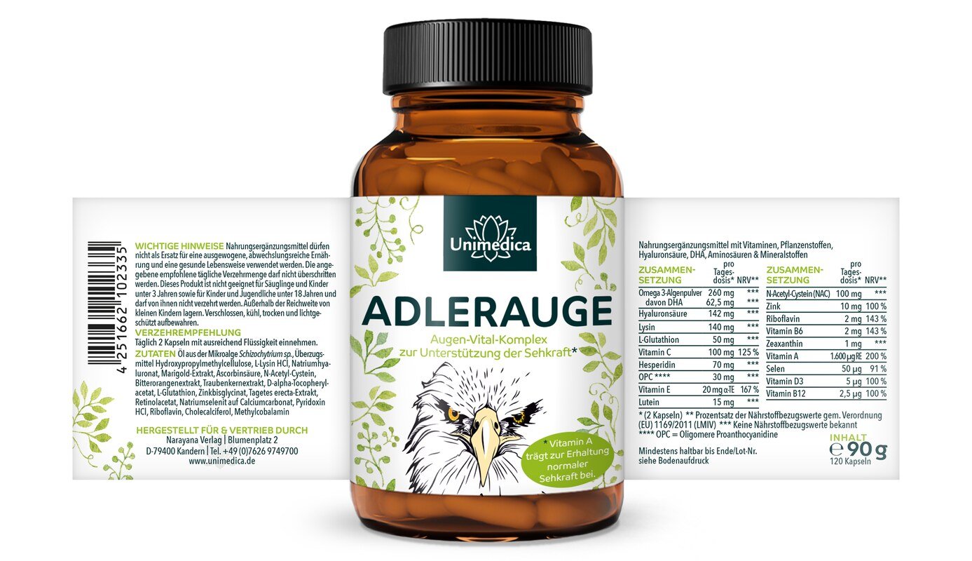 Lot de 2: Œil de lynx - 2 x 120 gélules - par Unimedica