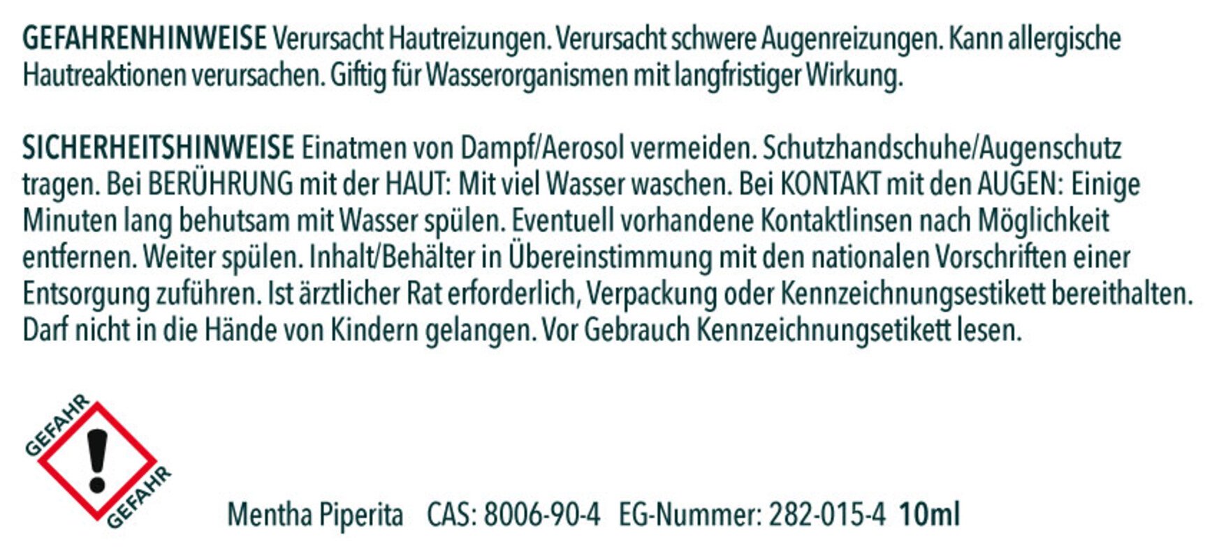 Menthe poivrée BIO - huile essentielle naturelle - 10 ml - par Unimedica