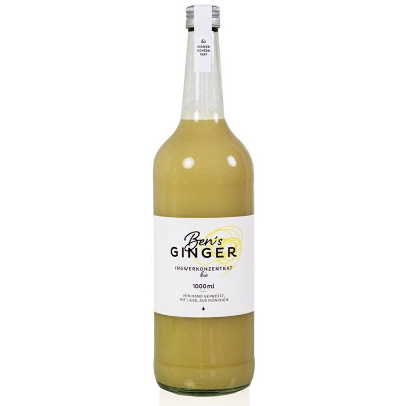 Ben's Ginger - Concentré de gingembre bio - 1 litre