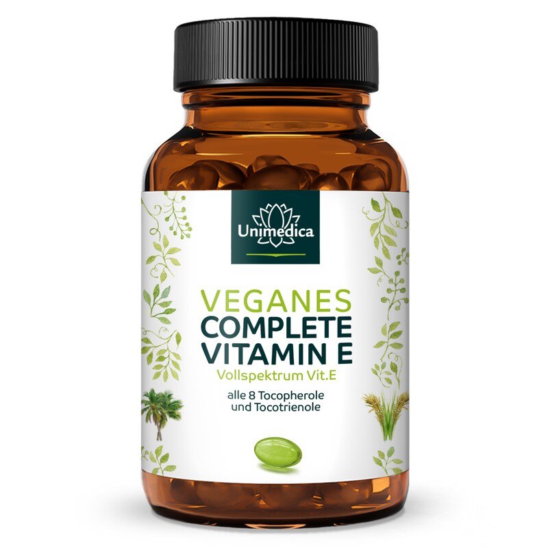 Vitamine E complète végane - 237 mg - 120 gélules  par Unimedica