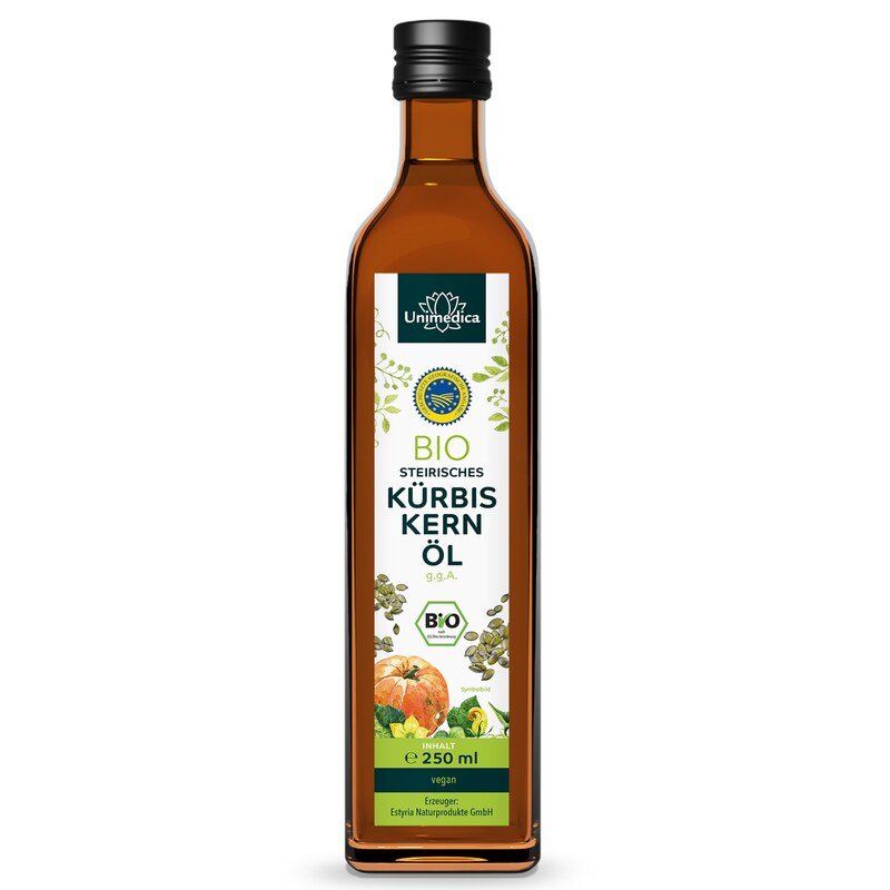 Huile de graines de courge de Styrie bio - 250 ml - par Unimedica