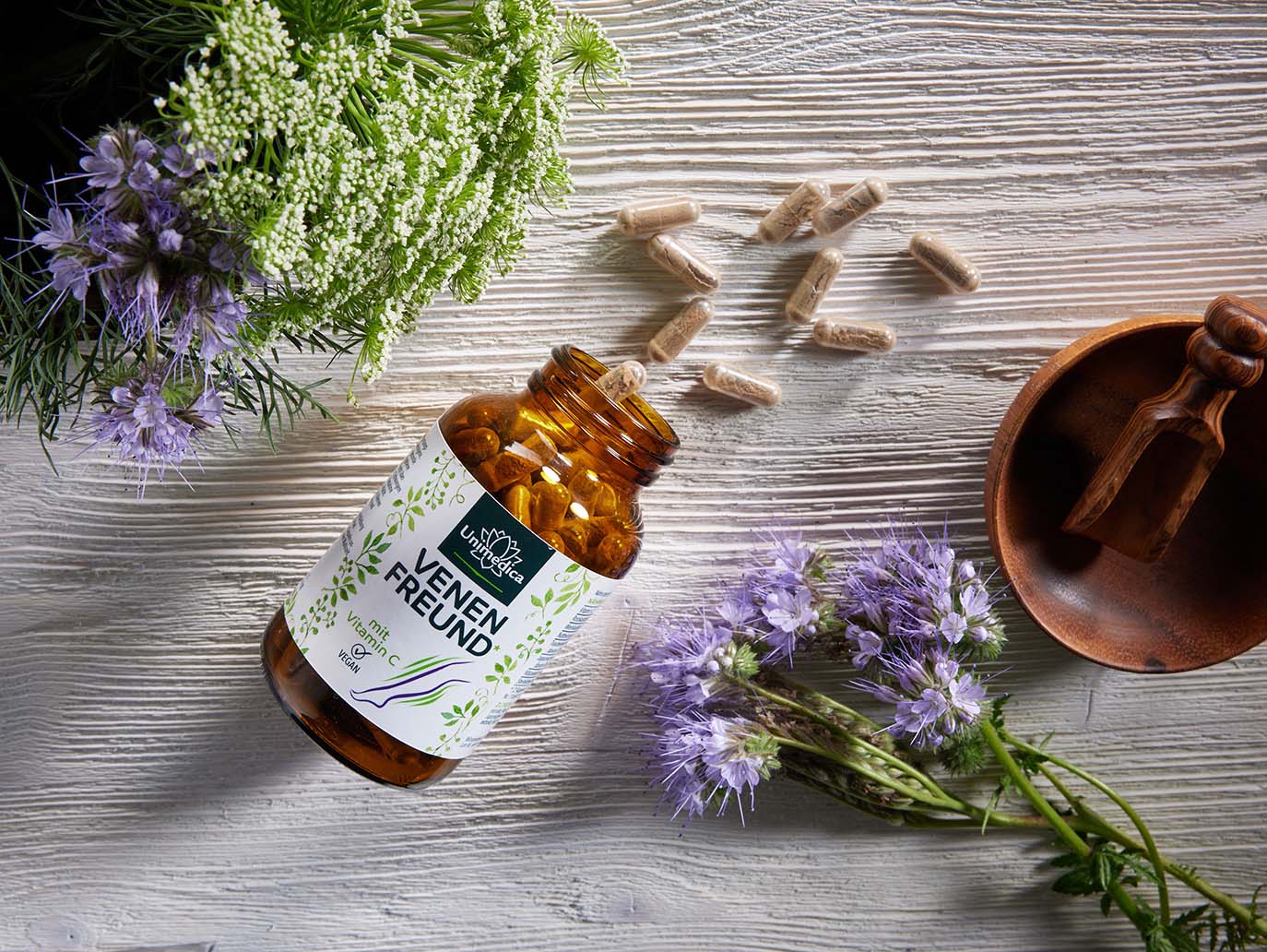 Venenfreund* - Complexe à la vitamine C et à la rutine - 120 gélules - de Unimedica