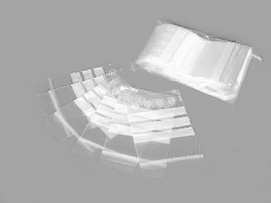 Sachets refermables pour remèdes, 6 x 8 cm  100 pièces