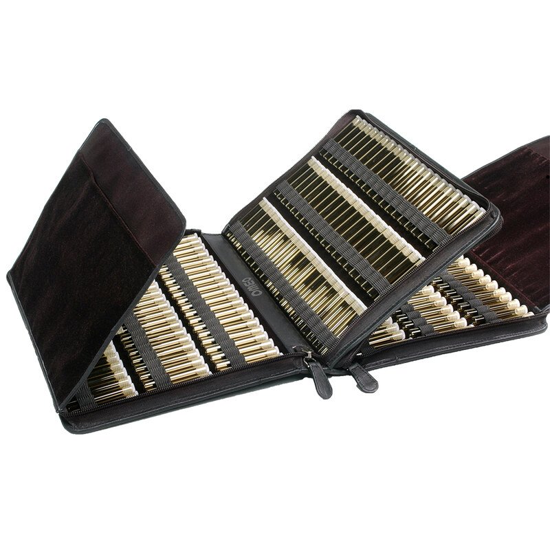 Etui en cuir pour 240 fioles Ø 8 à 10 mm