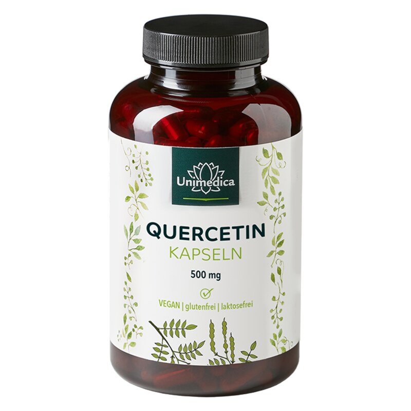 Quercétine - 500 mg par dose journalière (1 gélule) - 120 gélules - par Unimedica