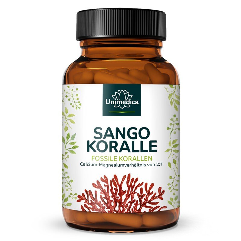 Sango Koralle - 90 % corail fossile - 180 gélules- Unimedica