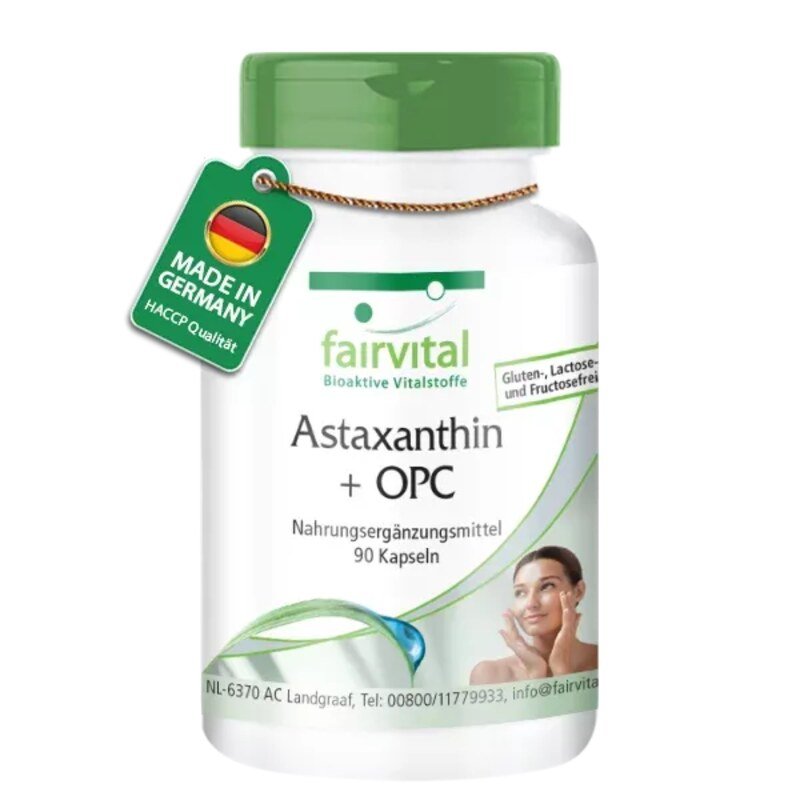 Astaxanthin + OPC - Fairvital - 90 Kapseln