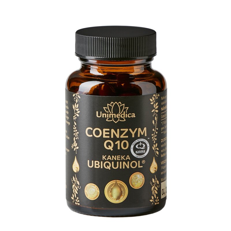 Coenzyme Q10 - KANEKA Ubiquinol® - Principe actif premium du leader du marché japonais Kaneka - 100 mg par dose journalière - 60 gélules molles - par Unimedica