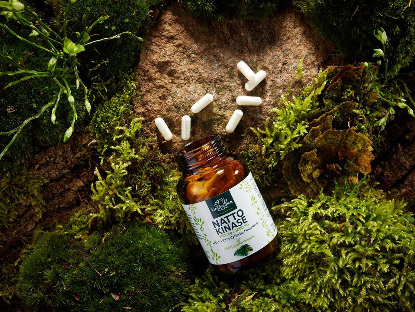 Nattokinase - 100 mg / 2 000 FU hautement dosée - 180 gélules - par Unimedica