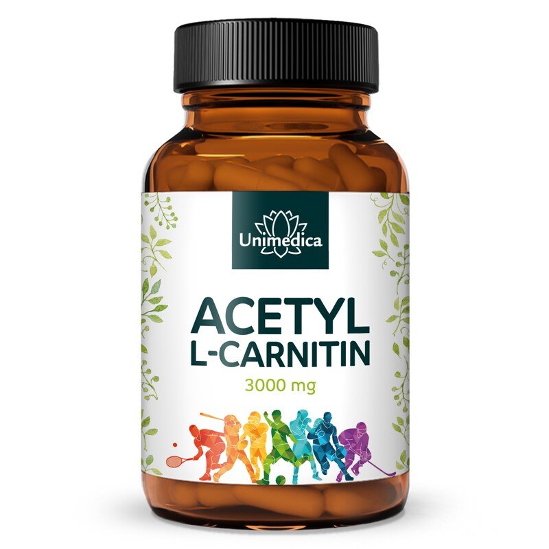 Acétyl L-carnitine  3 000 mg - 250 gélules - par Unimedica