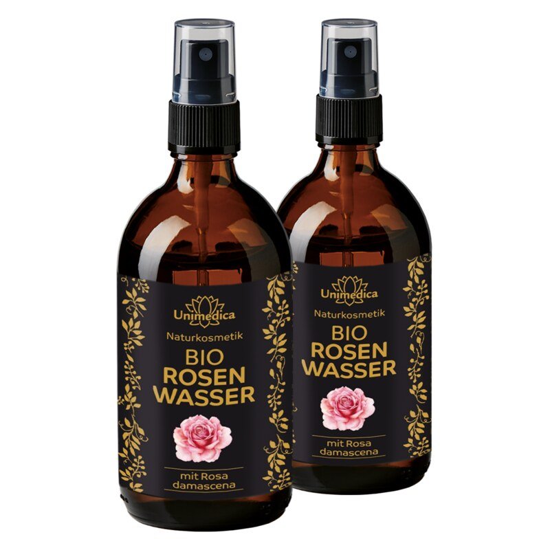 Lot de 2: Eau de rose BIO - spray - 2 x 250 ml  par Unimedica